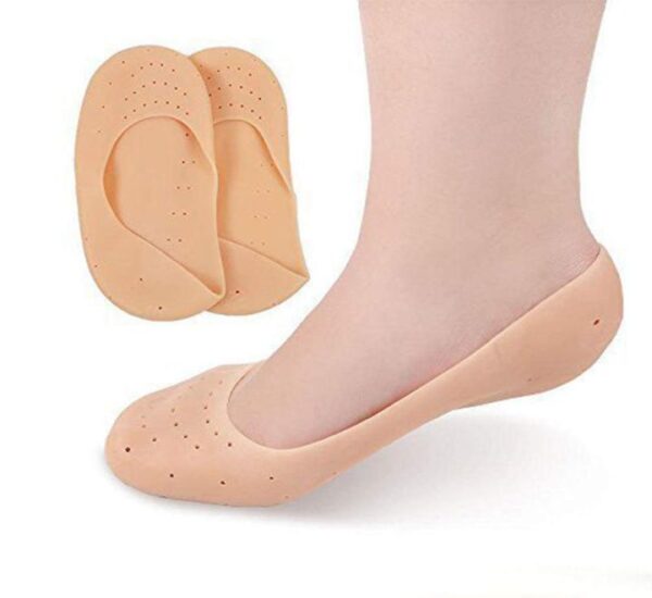 Anti-Crack Full Length Silicone Foot Protector Heel Socks - Image 3