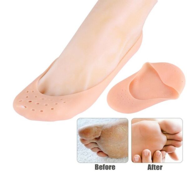 Anti-Crack Full Length Silicone Foot Protector Heel Socks - Image 6