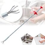 90 CM Stainless Steel Drain Opener Bathroom Sink Cleaning wire Meter long