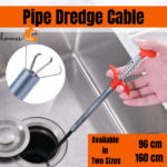 Drain Opener Pipe Dredging Wire, Clog Remover Tools 90/160 cm