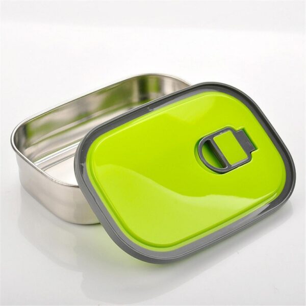 TEDEMEI Air Tight Portable Stainless Steel 680ml Lunch Box with Lid - Image 3