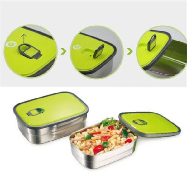 TEDEMEI Air Tight Portable Stainless Steel 680ml Lunch Box with Lid - Image 8