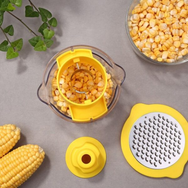 Multifunctional 4 in 1 Stainless Steel household corn kernels peeler & Vegetable Chopper - Image 2