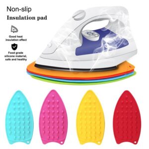 Anti-slip Heat Resistant Silicone Hot Iron Protection Safe Surface Iron Stand Mat