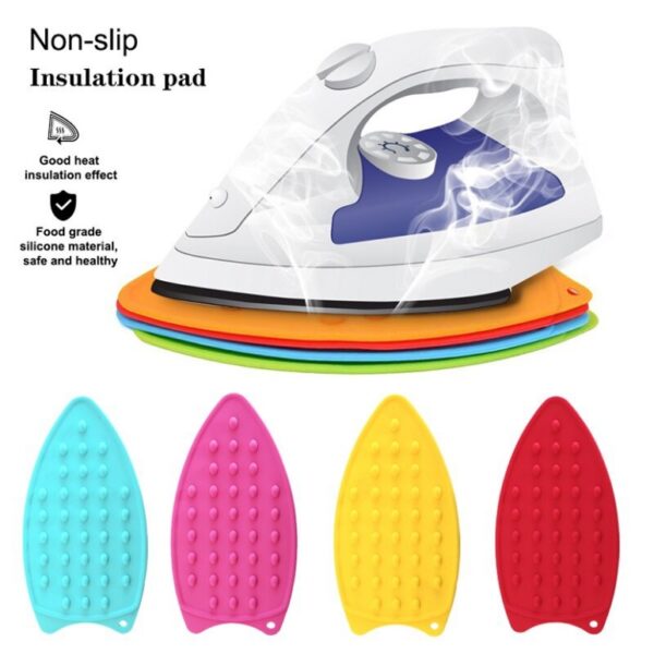 Anti-slip Heat Resistant Silicone Hot Iron Protection Safe Surface Iron Stand Mat