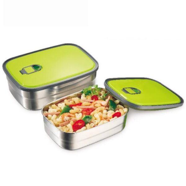 TEDEMEI Air Tight Portable Stainless Steel 680ml Lunch Box with Lid - Image 5