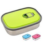 TEDEMEI Air Tight Portable Stainless Steel 680ml Lunch Box with Lid