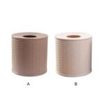 Round Refillable tissue & Kitchen Napkin Holder/Tissue Paper Napkin Dispenser(Cream,Brown)