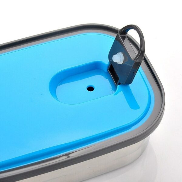 TEDEMEI Air Tight Portable Stainless Steel 680ml Lunch Box with Lid - Image 6