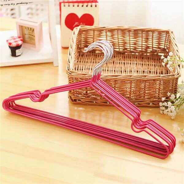 10 Pcs Non-Slip Stainless Steel Twisted Lines Suit strong Hanger for clothes - Image 3