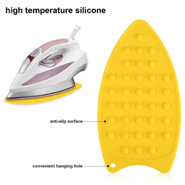 Anti-slip Heat Resistant Silicone Hot Iron Protection Safe Surface Iron Stand Mat - Image 7