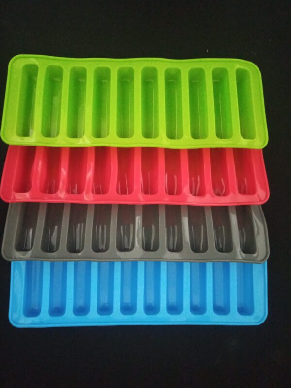 Silicone Ice Cube Making Trays, Perfect Ice Cube Sticks Molds for Small Mouth Sport Water Bottles, choclates, jelleys