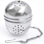 Spice, Herb,Tea and Seasoning Filter Ball with Hanging Hook - Stainless Steel  Spice Ball with  chain  for  Kitchen  ( Medium )