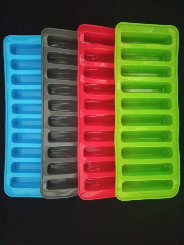 Silicone Ice Cube Making Trays, Perfect Ice Cube Sticks Molds for Small Mouth Sport Water Bottles, choclates, jelleys - Image 3