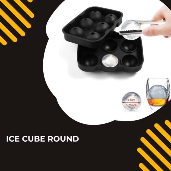 Silicone Ice Cube Trays Round Ice Cube Mold Spheres Ice Ball Maker for Drinks