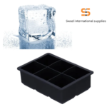 Ice Cubes Tray, 6 Grid Ice Mold, Silicone Ice Tray, Making Container for Parties