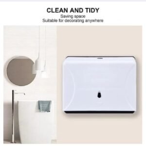 🛒 Wall Mounted Tissue Dispenser – Plastic Toilet Roll Holder for Bathroom & Kitchen