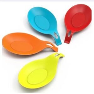 Heat Resistant Silicone Spoon Rest – Kitchen Utensil Holder
