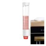 Paper Cups Dispenser Plastic Cups Holder Disposable Plastic & Paper Cups Holder, Dustproof