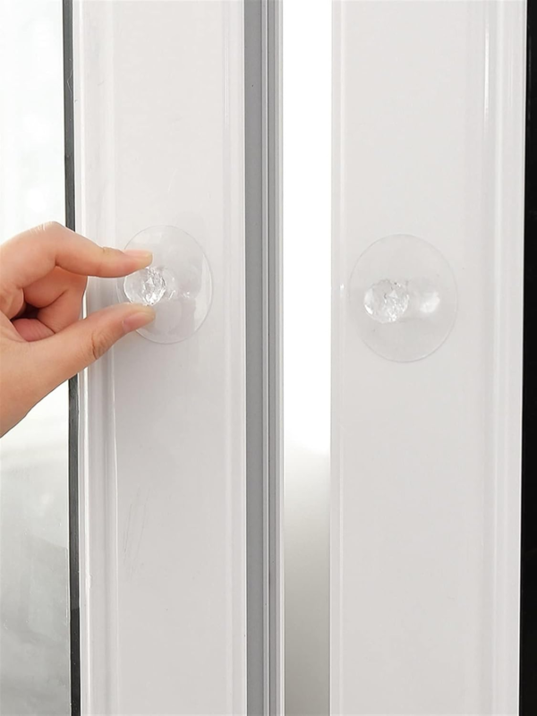 Pack of 05 Clear Cabinet Drawer Knobs, Diamond Crystal Shaped Pulls Handles for Wardrobe, Kitchen, Cupboard, Bathroom Self-Adhesive Drill Free Self-Stick - Image 4