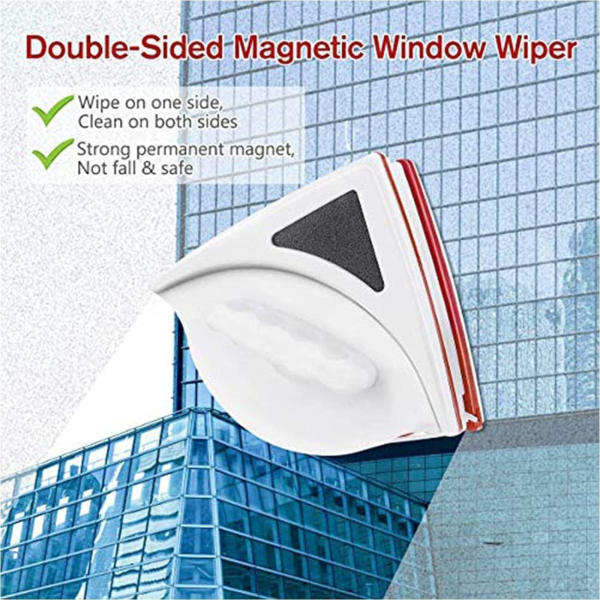 Double Magnetic Wash Window Wiper Magnetic Brush Double Side Household Glass Cleaner Magnetic Window Cleaning Brush Tool - Image 4