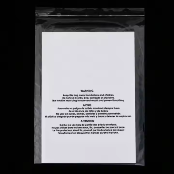 Pack of 20 Self-Seal Plastic bags - Transparent Poly Bag for Packaging - Accessories Etc. - Image 4