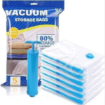 Storage Vacuum Bags, Space Saving Clothes Storage Bag, Vacuum Bags for Clothes, Vacuum Bags for Clothes, Blankets, Pillows, Beddings
