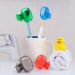 Toothbrush Protector Brush Pod Case Protective Plastic Clip for Household Travel / Camping / Bathroom / School / Business