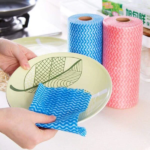 Pack of 50 Multipurpose Kitchen Tissue- Disposable Towel Paper Wipe Roll - Reusable Kitchen Wipes Cleaning Cloths for home & hotels