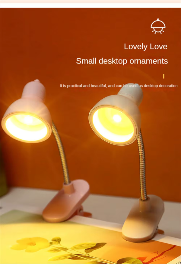 Mini Book Light Lamp- Reading Lamp Night Lights Book for Students, Office Workers - Image 4