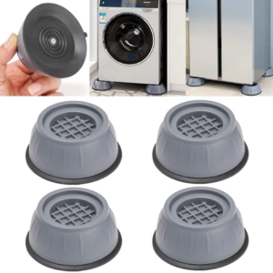 4 PCS Anti-Vibration Machine Pads – Noise & Shock Absorber