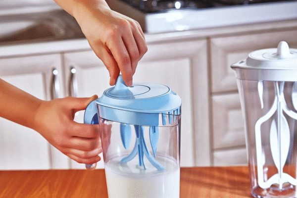 Trendy Mixer Pitcher Milk Mixing Cup Kitchen Tools Shaker Jug for Lassi, Cold Coffee, Milkshake, Buttermilk (Random Color) - Image 5