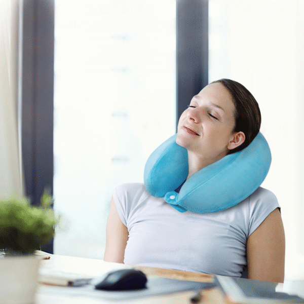 Multi-Design U Shaped Pillows for Sleeping - Portable Travel Neck Pillows for Adults - Neck Pillow for Flight, Car Home, Office - Image 4