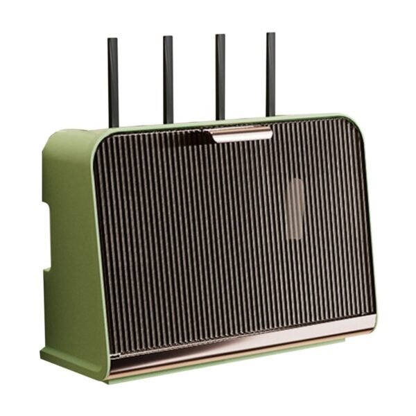 Wall Hanging Wireless WIFI Router Shelf Storage Box Wire Cable Storage Bag Power Cable Organizer Bracket Plug Board Storage Box - Image 2