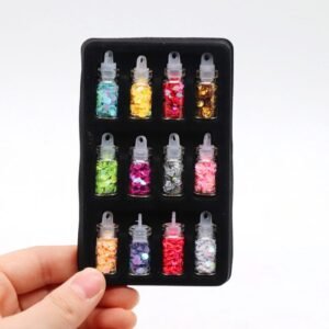 Pack of 12/24/48 Nail Art Stickers- Nail art charms tool kit- Nail Accessories Nail Art Manicure Tool for Girls and Woman