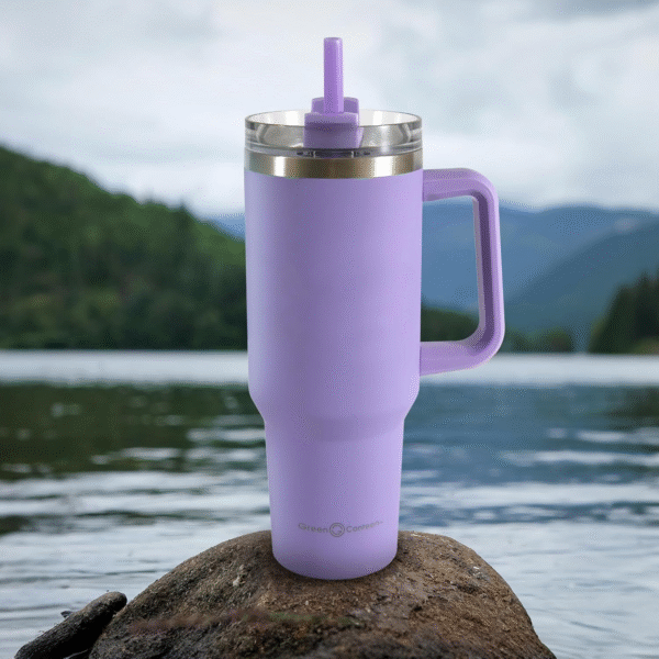Multi-Color Stainless Steel Tumbler with Handle, Lid & Straw - Double-Wall Vacuum Insulated, Leak-Proof Travel Sipper for Hot & Cold Drinks - Perfect for Office, Gym, Car - Image 7