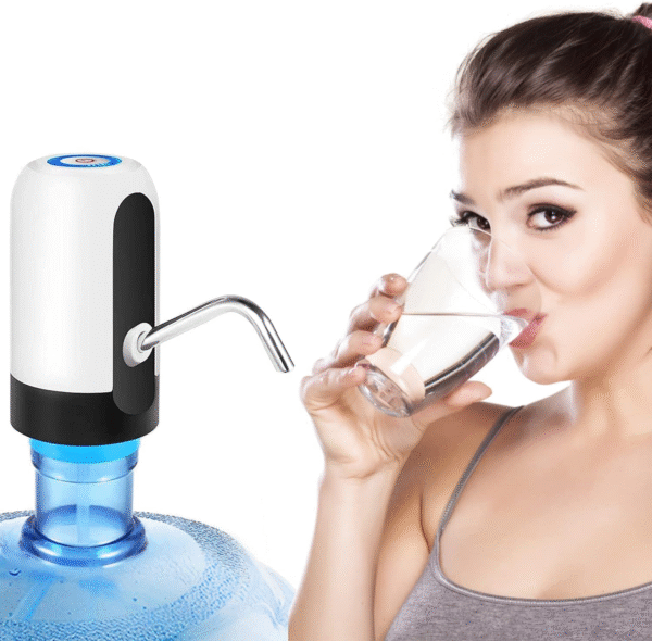 Electric Water Bottle Dispenser Pump - Portable USB Wireless Pump - Automatic Electric Dispenser USB Rechargeable, Wide Compatibility, Safe & Convenient