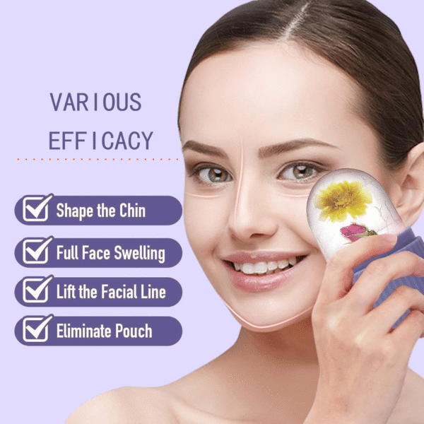 Ice Cube Roller Massager for Face, Eyes and Neck Naturally Conditioning and Skin Care, DE-Puff Eye Bags, Reduce Migraine Pain, Reusable Massage Silicone Ice Mold - Image 4