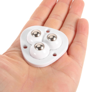 Pack of 04 Ball Castors, Furniture Castors, Heavy Duty Self-Adhesive, Furniture Castors, Small Self-Adhesive, 360 Degree Ball Castors, for Furniture Transport