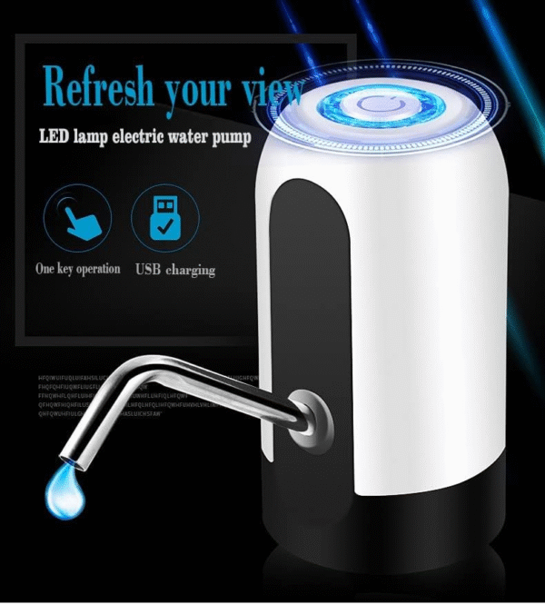 Electric Water Bottle Dispenser Pump - Portable USB Wireless Pump - Automatic Electric Dispenser USB Rechargeable, Wide Compatibility, Safe & Convenient - Image 5