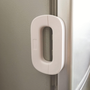 Children's Fridge Lock Anti-Pinch Handheld Cabinet Door Lock Security Lock Freezer Lock Kids Fridge Locks Multifunctional Fridge Door Lock for Fridge Doors Windows