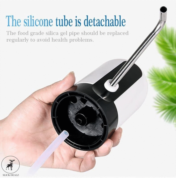 Electric Water Bottle Dispenser Pump - Portable USB Wireless Pump - Automatic Electric Dispenser USB Rechargeable, Wide Compatibility, Safe & Convenient - Image 3