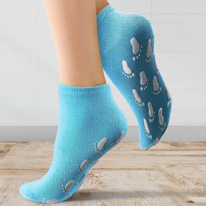 Pair of 02 Gel Spa Sock Moisturizing Cotton Silicon Moisturize Soften Repair Cracked Skin Beauty Foot Care for Dry Feet Skin Treatment Silicone Socks Infused with Vitamins Essential Oils