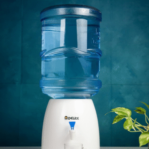 White Portable Water Dispenser- Non-Electric Desktop Mini Water Dispenser - Top loading water cooler for Home, Kitchen and Office use
