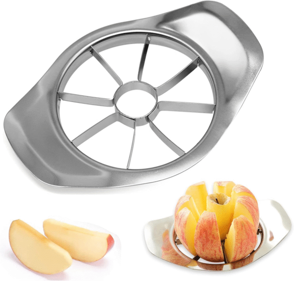 Multi-Purpose Stainless Steel Apple Slicer with 8 Blades Fruit Slicer Vegetable Cooking Tools