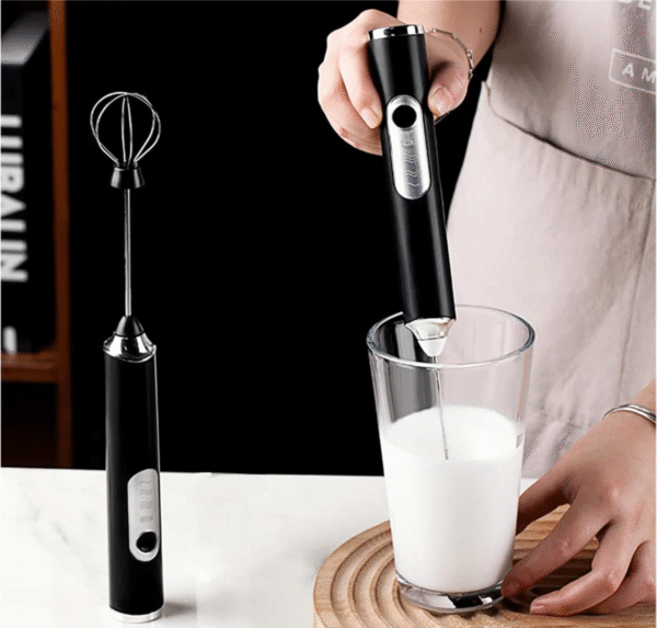 USB Rechargeable Hand Blender & Coffee frother Electric Foam Maker for Cappuccino, Milk frother, Whisker, and Egg Beater - Image 7
