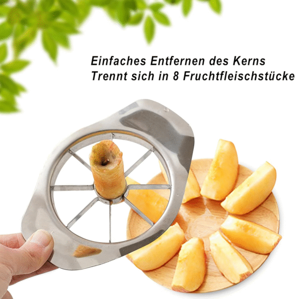Multi-Purpose Stainless Steel Apple Slicer with 8 Blades Fruit Slicer Vegetable Cooking Tools - Image 6