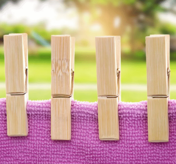 Pack of 20  Natural Bamboo Clothes Peg Wooden Socks Sheet Windproof Pins Clothespins Craft Clips Household Tools Home Accessories - Image 7