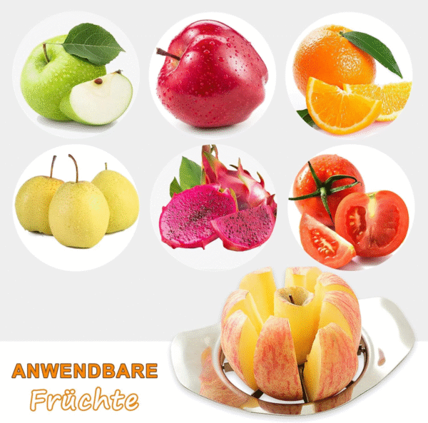Multi-Purpose Stainless Steel Apple Slicer with 8 Blades Fruit Slicer Vegetable Cooking Tools - Image 4