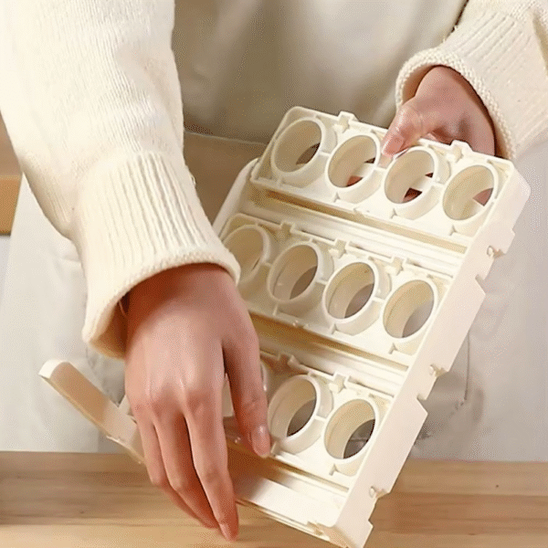 3-Tier Egg Rack Up Egg Storage Rack Capacity 3-Tier Egg Rack Organize storage 24 eggs efficiently in the kitchen or refrigerator - Image 4